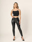 crush leather legging