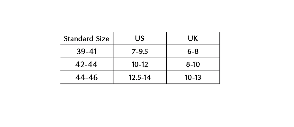 Size chart image