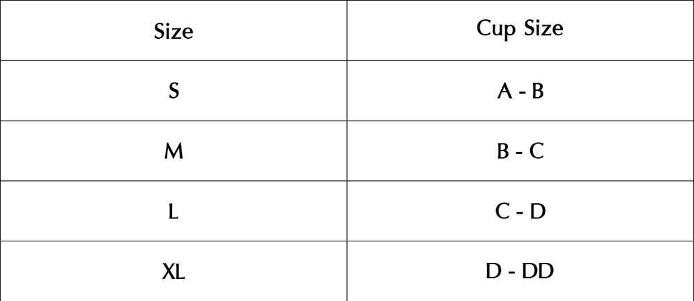 Size chart image