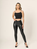 crush leather legging