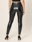 crush leather legging